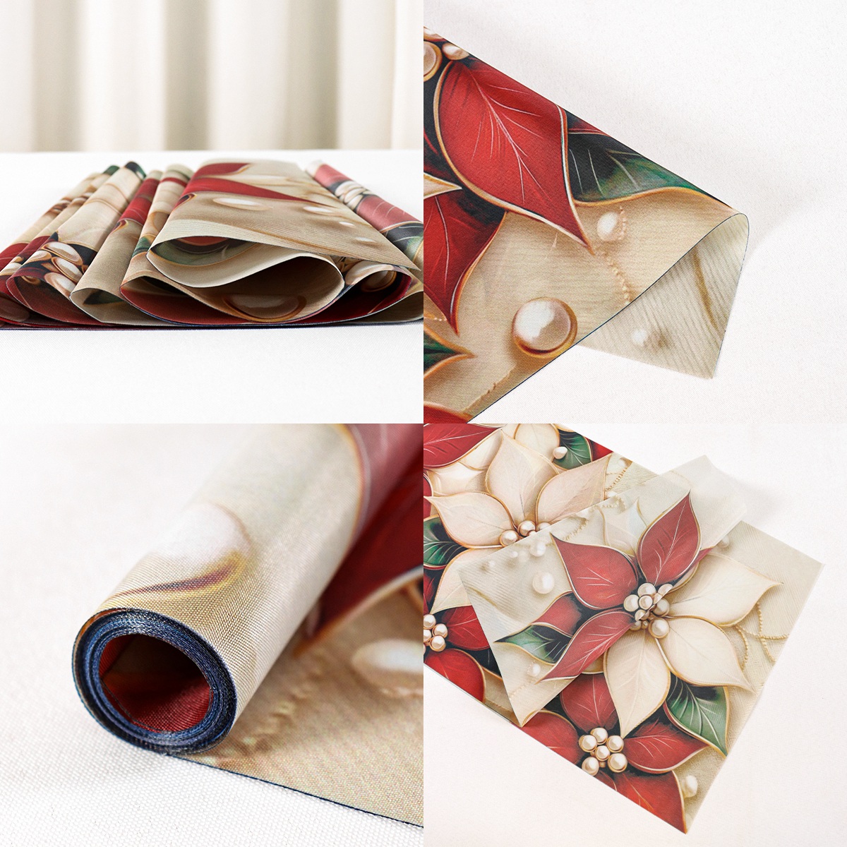 180*35cm Floral Christmas Tabl - огляд і ціна Christmas Table Runner