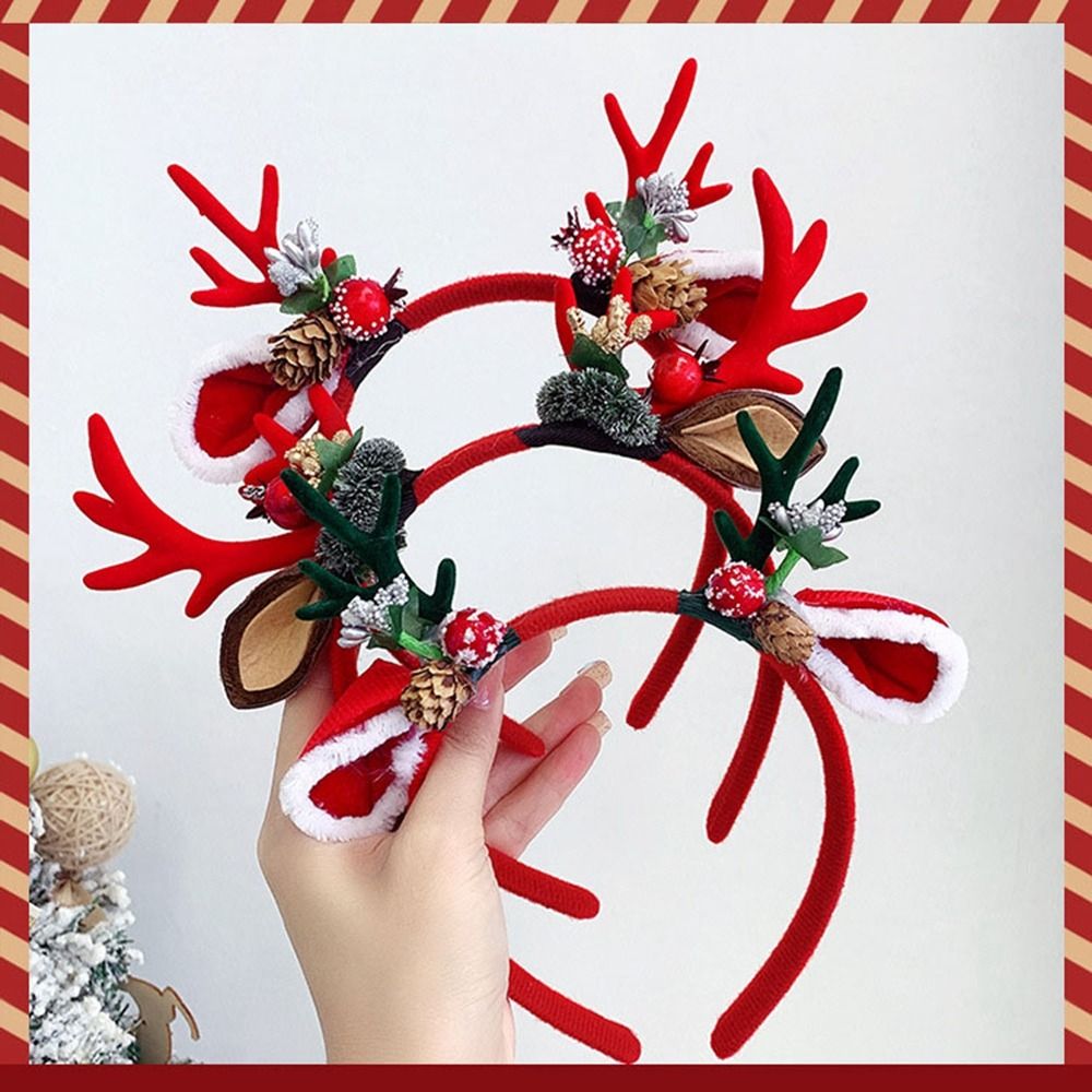 Cute Christmas Decoration Chri - огляд і ціна Reindeer Antlers Headband