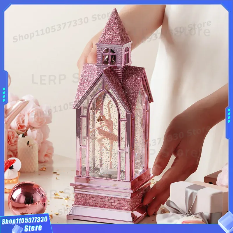 Crystal Ball Music Box Spinnin - огляд і ціна Snow Globe Musical