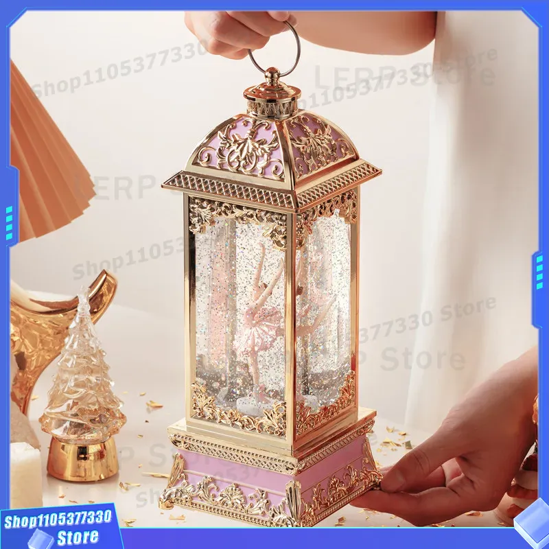 Crystal Ball Music Box Spinnin - огляд і ціна Snow Globe Musical