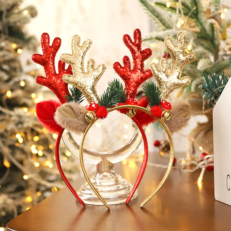 Popular Glittery Reindeer Antl - огляд і ціна Reindeer Antlers Headband