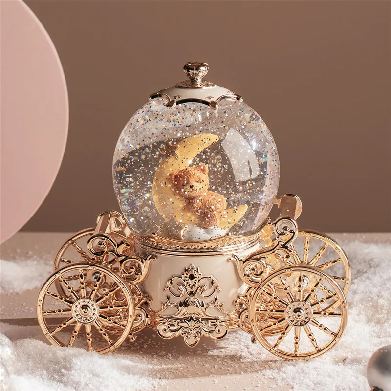 Rotating Crystal Ball Snow Glo - огляд і ціна Snow Globe Musical