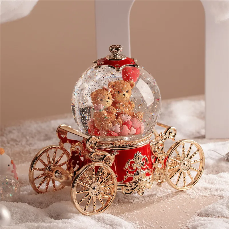 Rotating Crystal Ball Snow Glo - огляд і ціна Snow Globe Musical