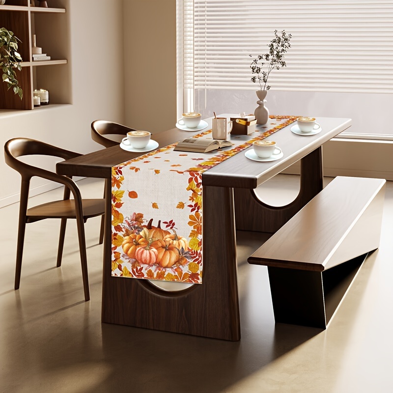 1pc Thanksgiving & Halloween T - огляд і ціна Christmas Table Runner