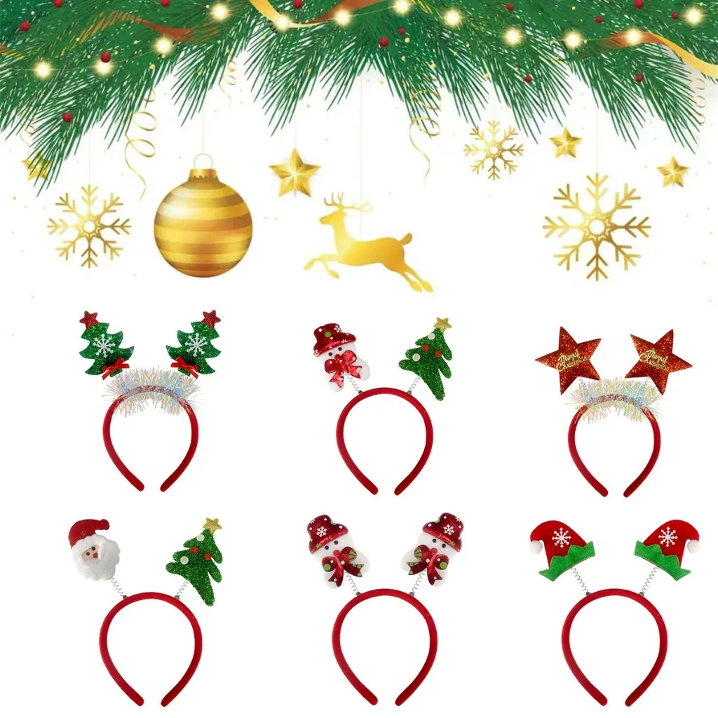 10pcs Christmas Hairband Party - огляд і ціна Reindeer Antlers Headband