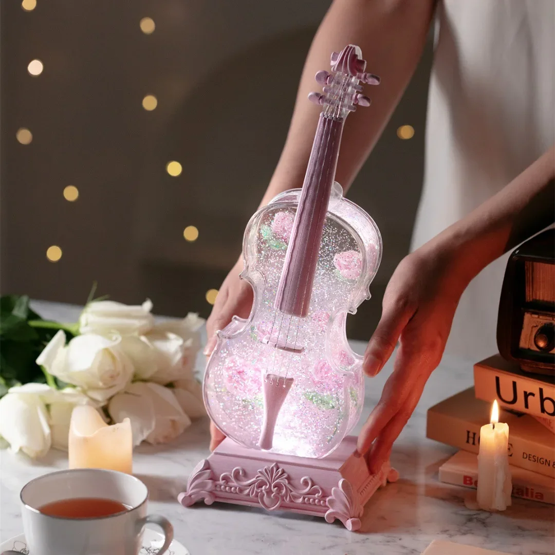Violin Bluetooth Snow Music Bo - огляд і ціна Snow Globe Musical